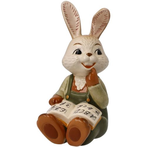 4005169360572 - Osterhase GOEBEL Hasenschule - Früh übt sich bunt B65cm H45cm T10cm Steingut Dekofiguren Sammelfigur Hase beim Lesen 4005169360572 - Osterhase GOEBEL Hasenschule - Früh übt sich bunt B65cm H45cm T10cm Steingut Dekofiguren Sammelfigur Hase beim Lesen