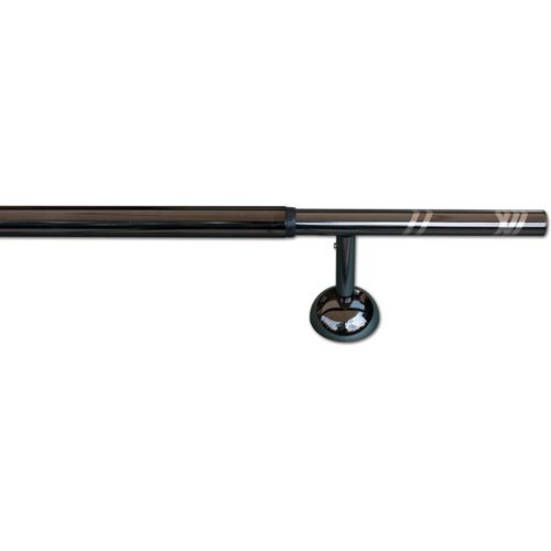 4042627734094 - Gardinenstange INDEKO Albany Gr 1 schwarz (schwarz nickelfarben) Ø20mm Aluminium Gardinenstangen stufenlos verstellbare Teleskopstange 4042627734094 - Gardinenstange INDEKO Albany Gr 1 schwarz (schwarz nickelfarben) Ø20mm Aluminium Gardinenstangen stufenlos verstellbare Teleskopstange