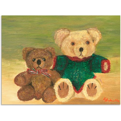 4057738411741 - Wandbild ARTLAND Bär Bilder Gr B H 60 cm x 45 cm Alu-Dibond-Druck Spielzeuge 1 St grün Bild Metallbild Metallbilder Bilder als Alubild Leinwandbild Wandaufkleber oder Poster in versch Größen 4057738411741 - Wandbild ARTLAND Bär Bilder Gr B H 60 cm x 45 cm Alu-Dibond-Druck Spielzeuge 1 St grün Bild Metallbild Metallbilder Bilder als Alubild Leinwandbild Wandaufkleber oder Poster in versch Größen