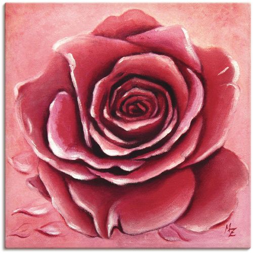 4059745586740 - Wandbild ARTLAND Rote Rose handgemalt Bilder Gr B H 70 cm x 70 cm Leinwandbild Blumen quadratisch 1 St rot Bild Poster Bilder als Alubild Leinwandbild Wandaufkleber oder in versch Größen 4059745586740 - Wandbild ARTLAND Rote Rose handgemalt Bilder Gr B H 70 cm x 70 cm Leinwandbild Blumen quadratisch 1 St rot Bild Poster Bilder als Alubild Leinwandbild Wandaufkleber oder in versch Größen