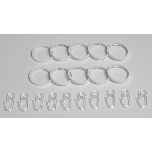 4004339381935 - Gardinenring indeko Gardinenstangen (Set 10-St mit Faltenlegehaken) für Vorhangstangen bis Ø 20 mm weiß 4004339381935 - Gardinenring indeko Gardinenstangen (Set 10-St mit Faltenlegehaken) für Vorhangstangen bis Ø 20 mm weiß