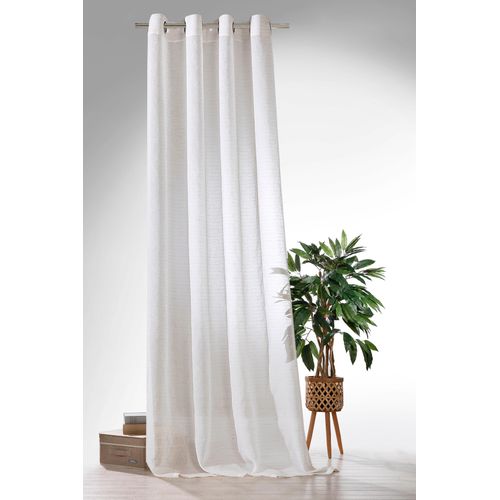 4005385838206 - Vorhang WECKBRODT Natural Chic Gr 1 beige (natur) B135cm H245cm Polyester Gardinen Leinen-Optik Webstreifen halbtransparent Gardine Store 4005385838206 - Vorhang WECKBRODT Natural Chic Gr 1 beige (natur) B135cm H245cm Polyester Gardinen Leinen-Optik Webstreifen halbtransparent Gardine Store