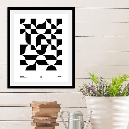 4067437345445 - Bild QUEENCE Checkers schwarz (farbe rahmen schwarz farbe bild(er) schwarz) B50cm H70cm Acrylglas Papier Holz Bilder gerahmt 4067437345445 - Bild QUEENCE Checkers schwarz (farbe rahmen schwarz farbe bild(er) schwarz) B50cm H70cm Acrylglas Papier Holz Bilder gerahmt