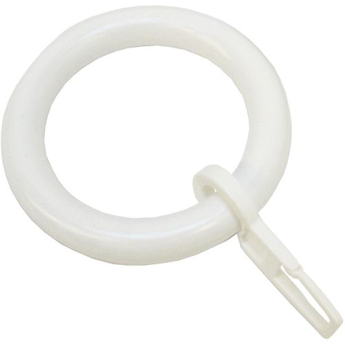 4003018004585 - Gardinenring Kunststoff mit Faltenlegehaken weiß B08cm Ø4cm Kunststoff Gardinenbefestigungen Serie Spannstange Ø 23 26 mm 4003018004585 - Gardinenring Kunststoff mit Faltenlegehaken weiß B08cm Ø4cm Kunststoff Gardinenbefestigungen Serie Spannstange Ø 23 26 mm