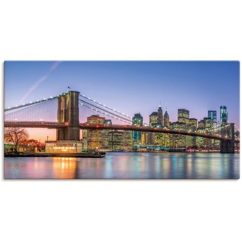 4062144640425 - Wandbild ARTLAND Skyline New York City Bilder Gr B H 100 cm x 50 cm Leinwandbild New York Querformat 1 St blau Kunstdrucke als Alubild Leinwandbild Wandaufkleber oder Poster in versch Größen 4062144640425 - Wandbild ARTLAND Skyline New York City Bilder Gr B H 100 cm x 50 cm Leinwandbild New York Querformat 1 St blau Kunstdrucke als Alubild Leinwandbild Wandaufkleber oder Poster in versch Größen