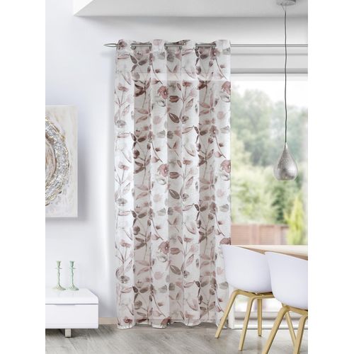 4005241824916 - Gardine Asra Gr 1 grau (taupe) B135cm H245cm Polyester Gardinen Fertigschal