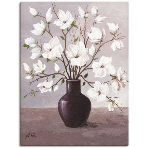4055327148511 - Wandbild ARTLAND Magnolien Bilder Gr B H 60 cm x 80 cm Leinwandbild Blumen 1 St grau Bild Poster Bilder als Alubild Leinwandbild Wandaufkleber oder in versch Größen 4055327148511 - Wandbild ARTLAND Magnolien Bilder Gr B H 60 cm x 80 cm Leinwandbild Blumen 1 St grau Bild Poster Bilder als Alubild Leinwandbild Wandaufkleber oder in versch Größen