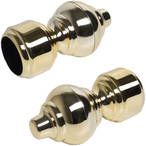 4016318001918 - Gardinenstangen-Endstück LIEDECO grau (messingfarben) Ø28cm Gardinenstangenendstücke für Gardinenstange Ø 28 mm 4016318001918 - Gardinenstangen-Endstück LIEDECO grau (messingfarben) Ø28cm Gardinenstangenendstücke für Gardinenstange Ø 28 mm