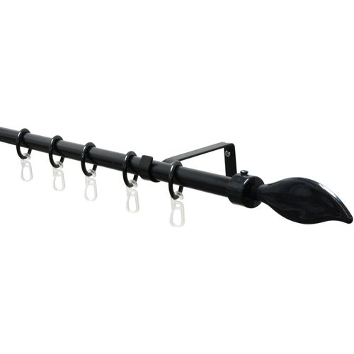 4003018205371 - Gardinenstange Gardinenstangen Set Metall Gardinenstangen Gr L 240 cm 1 St 1 läufig schwarz Gardinenstangen Deckenmontage 1-Lauf 4003018205371 - Gardinenstange Gardinenstangen Set Metall Gardinenstangen Gr L 240 cm 1 St 1 läufig schwarz Gardinenstangen Deckenmontage 1-Lauf
