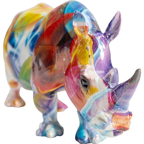 4025621529835 - Dekofigur DESIGN Deko Figur Colored Rhino 17cm bunt (mehrfarbig) B75cm H17cm T55cm Polyresin Dekofiguren 4025621529835 - Dekofigur DESIGN Deko Figur Colored Rhino 17cm bunt (mehrfarbig) B75cm H17cm T55cm Polyresin Dekofiguren