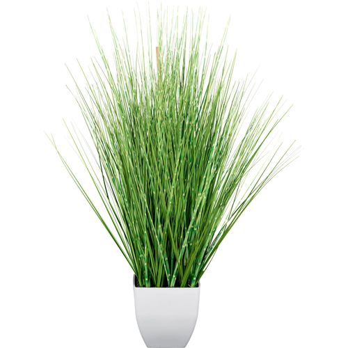 4064118237945 - Kunstgras CREATIV GREEN Grasbusch grün H77cm Kunststoff Kunstpflanzen im weißen Topf 4064118237945 - Kunstgras CREATIV GREEN Grasbusch grün H77cm Kunststoff Kunstpflanzen im weißen Topf