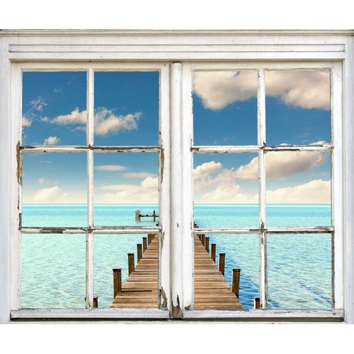 4049009358657 - Wandsticker QUEENCE Steg ins Meer blau T01cm Wandtattoos Wandsticker Wandbild selbstklebend Meer Wasser Steg 4049009358657 - Wandsticker QUEENCE Steg ins Meer blau T01cm Wandtattoos Wandsticker Wandbild selbstklebend Meer Wasser Steg
