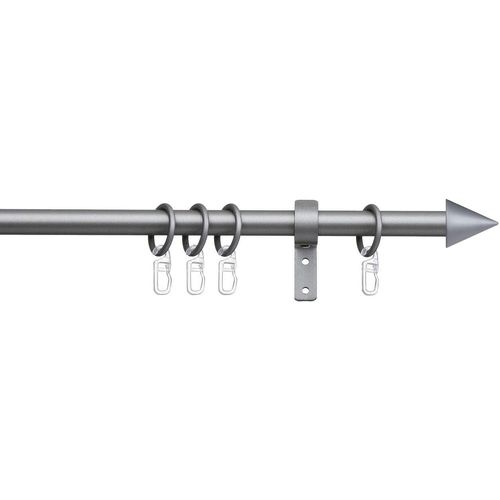4004339356452 - Gardinenstange INDEKO Gera Gardinenstangen Gr L 70 cm - 125 cm Ø 16 mm 1 läufig silberfarben Gardinenstangen Wandmontage stufenlos verstellbare Teleskopstange 4004339356452 - Gardinenstange INDEKO Gera Gardinenstangen Gr L 70 cm - 125 cm Ø 16 mm 1 läufig silberfarben Gardinenstangen Wandmontage stufenlos verstellbare Teleskopstange