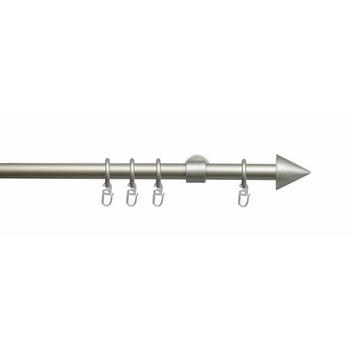 4016318044472 - Gardinenstange Kegel Gardinenstangen Gr L 120 cm Ø 20 mm 1 läufig silberfarben (mattsilberfarben) Gardinenstangen Wandmontage 4016318044472 - Gardinenstange Kegel Gardinenstangen Gr L 120 cm Ø 20 mm 1 läufig silberfarben (mattsilberfarben) Gardinenstangen Wandmontage