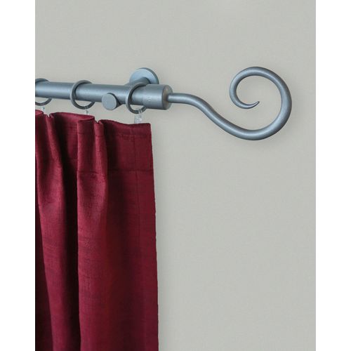 9002777099998 - Gardinenstange GARESA Ulli Gr 1 silber (silberfarben) L120cm Gardinenstangen Fixlänge 120 160 200 cm mit Ringe und Haken 9002777099998 - Gardinenstange GARESA Ulli Gr 1 silber (silberfarben) L120cm Gardinenstangen Fixlänge 120 160 200 cm mit Ringe und Haken