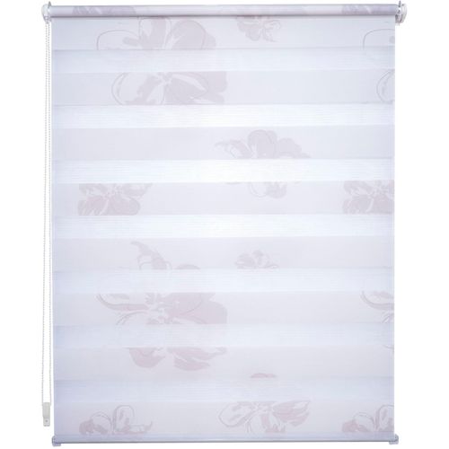4016318405358 - Seitenzugrollo floral Blumendesign Rollos Gr 150 cm einseitig verschiebbar 40 cm weiß Kinder Kinderzimmer-Rollos Klemmfix-DUO-Rollo Doppelrollo Blume 4016318405358 - Seitenzugrollo floral Blumendesign Rollos Gr 150 cm einseitig verschiebbar 40 cm weiß Kinder Kinderzimmer-Rollos Klemmfix-DUO-Rollo Doppelrollo Blume