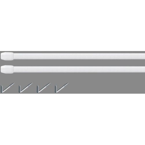 4015161005913 - Vitragenstange Vita Gr 1 weiß Ø11mm Metall Kunststoff Gardinenstangen 4015161005913 - Vitragenstange Vita Gr 1 weiß Ø11mm Metall Kunststoff Gardinenstangen