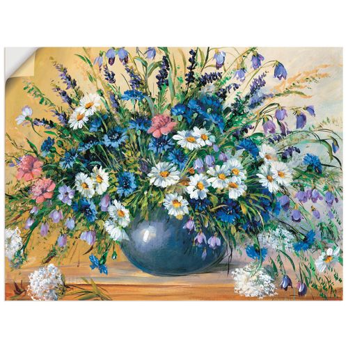4062144380840 - Wandbild ARTLAND Vase mit Kornblumen Bilder Gr B H 80 cm x 60 cm Wandaufkleber - Vinyl Blumen Querformat 1 St weiß Bild Poster Bilder als Leinwandbild Wandaufkleber oder in versch Größen 4062144380840 - Wandbild ARTLAND Vase mit Kornblumen Bilder Gr B H 80 cm x 60 cm Wandaufkleber - Vinyl Blumen Querformat 1 St weiß Bild Poster Bilder als Leinwandbild Wandaufkleber oder in versch Größen