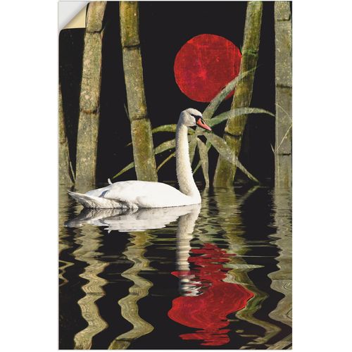 4062144625743 - Wandbild ARTLAND Blutmond über dem Schwanensee Bilder Gr B H 20 cm x 30 cm Wandaufkleber - Vinyl Schwanen Bilder Hochformat 1 St rot Kunstdrucke als Alubild Leinwandbild Wandaufkleber oder Poster in versch Größen 4062144625743 - Wandbild ARTLAND Blutmond über dem Schwanensee Bilder Gr B H 20 cm x 30 cm Wandaufkleber - Vinyl Schwanen Bilder Hochformat 1 St rot Kunstdrucke als Alubild Leinwandbild Wandaufkleber oder Poster in versch Größen
