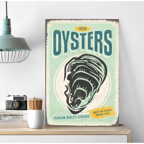 4067437337969 - Metallbild QUEENCE Oysters Bilder Gr B H 30 cm x 45 cm Metallbild Hochformat 1 St blau (türkis) Metallbilder Stahlschilder 4067437337969 - Metallbild QUEENCE Oysters Bilder Gr B H 30 cm x 45 cm Metallbild Hochformat 1 St blau (türkis) Metallbilder Stahlschilder