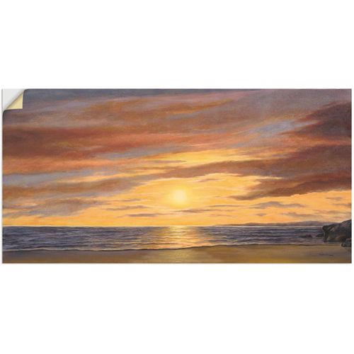 4057738247128 - Wandbild ARTLAND Sonne am Strand Bilder Gr B H 100 cm x 50 cm Wandaufkleber - Vinyl Strand 1 St braun Bild Leinwandbild Kunstdrucke Bilder als Alubild Leinwandbild Wandaufkleber oder Poster in versch Größen 4057738247128 - Wandbild ARTLAND Sonne am Strand Bilder Gr B H 100 cm x 50 cm Wandaufkleber - Vinyl Strand 1 St braun Bild Leinwandbild Kunstdrucke Bilder als Alubild Leinwandbild Wandaufkleber oder Poster in versch Größen