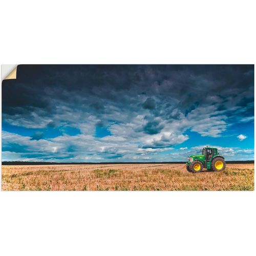 4062144314081 - Wandbild ARTLAND Traktor Landschaftsfotografie Bilder Gr B H 100 cm x 50 cm Wandaufkleber - Vinyl Traktoren 1 St blau Bild Kunstdruck Leinwandbild Kunstdrucke Bilder als Leinwandbild Wandaufkleber oder Poster in versch Größen 4062144314081 - Wandbild ARTLAND Traktor Landschaftsfotografie Bilder Gr B H 100 cm x 50 cm Wandaufkleber - Vinyl Traktoren 1 St blau Bild Kunstdruck Leinwandbild Kunstdrucke Bilder als Leinwandbild Wandaufkleber oder Poster in versch Größen