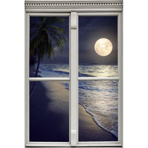 4049009112341 - Wandsticker QUEENCE Vollmond Wandtattoos Gr B H T 40 cm x 60 cm x 01 cm Natur bunt Wandtattoos Natur 4049009112341 - Wandsticker QUEENCE Vollmond Wandtattoos Gr B H T 40 cm x 60 cm x 01 cm Natur bunt Wandtattoos Natur
