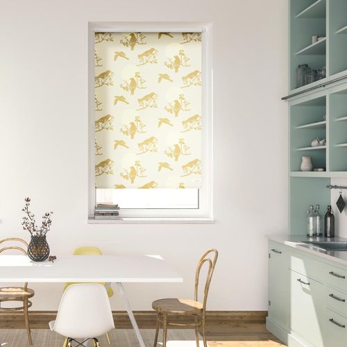 4251369826183 - Seitenzugrollo ORIGINAL Rollo Klemmfix ohne Bohren blickdicht Moon Birds - Beige Rollos Gr 150 cm stufenlos positionierbar 70 cm beige (beige weiß) Kinder Kinderzimmer-Rollos 4251369826183 - Seitenzugrollo ORIGINAL Rollo Klemmfix ohne Bohren blickdicht Moon Birds - Beige Rollos Gr 150 cm stufenlos positionierbar 70 cm beige (beige weiß) Kinder Kinderzimmer-Rollos