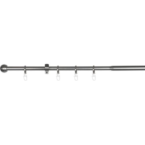 4040255660662 - Gardinenstange MYDECO habito-rillball Gardinenstangen Gr L 120 cm - 210 cm Ø 19 mm 4 St 1 läufig silberfarben (edelstahlfarben) Gardinenstangen Wandmontage 4040255660662 - Gardinenstange MYDECO habito-rillball Gardinenstangen Gr L 120 cm - 210 cm Ø 19 mm 4 St 1 läufig silberfarben (edelstahlfarben) Gardinenstangen Wandmontage