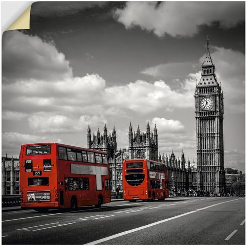4062144653340 - Wandbild ARTLAND Typisch London Bilder Gr B H 30 cm x 30 cm Wandaufkleber - Vinyl London quadratisch 1 St schwarz Kunstdrucke als Alubild Leinwandbild Wandaufkleber oder Poster in versch Größen 4062144653340 - Wandbild ARTLAND Typisch London Bilder Gr B H 30 cm x 30 cm Wandaufkleber - Vinyl London quadratisch 1 St schwarz Kunstdrucke als Alubild Leinwandbild Wandaufkleber oder Poster in versch Größen