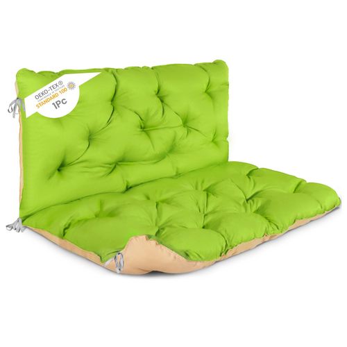 4260517520545 - HOMECALL Dekokissen Bankauflage Sitzbankauflage Sitzkissen mit Rückenlehne (1 St) für Gartenbank 100x98x12cm 4260517520545 - HOMECALL Dekokissen Bankauflage Sitzbankauflage Sitzkissen mit Rückenlehne (1 St) für Gartenbank 100x98x12cm