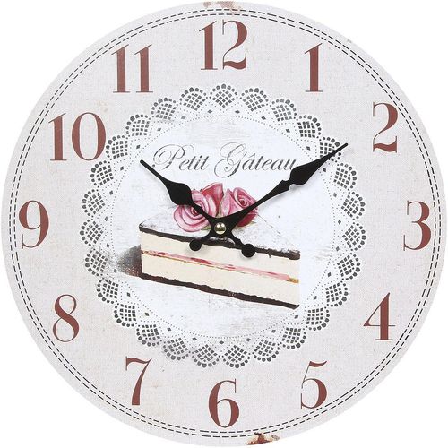 4050223847148 - Wanduhr Wanduhr - Torte 28cm Wanduhren Gr B H T 28 cm x 28 cm x 35 cm bunt Wanduhren