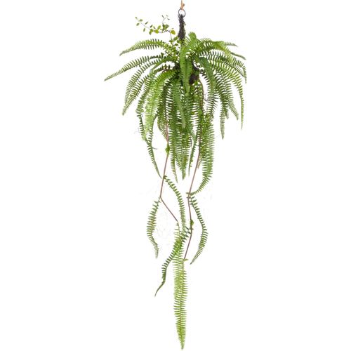 4064118325826 - Kunstpflanze CREATIV GREEN Farn grün (hellgrün) H100cm Kunststoff Kunstpflanzen mit detailgetreuen Farnwedeln an Reisigkugel 4064118325826 - Kunstpflanze CREATIV GREEN Farn grün (hellgrün) H100cm Kunststoff Kunstpflanzen mit detailgetreuen Farnwedeln an Reisigkugel