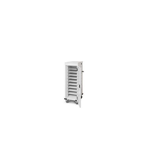 0010101461402 - Laptopwagen mit Ladefunktion 2-Punkt-Verriegelung Feststellbremse 10 Fächer B 530 x T 1250 x H 500 lichtgrau 0010101461402 - Laptopwagen mit Ladefunktion 2-Punkt-Verriegelung Feststellbremse 10 Fächer B 530 x T 1250 x H 500 lichtgrau