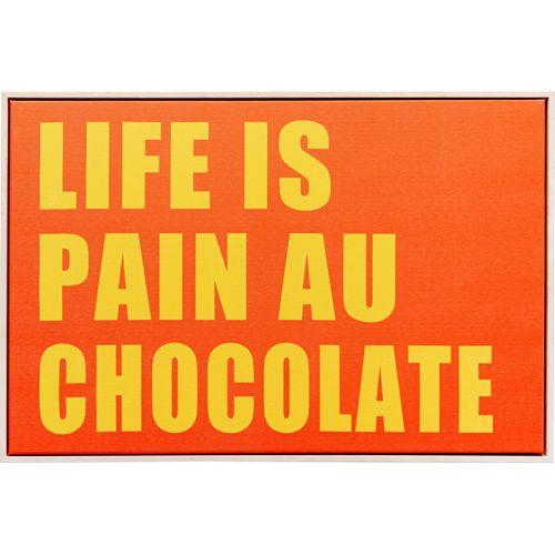 4025621567882 - Bild mit Rahmen DESIGN Gerahmtes Bild Pain Au Chocolate 40x60cm orange (farbe bild(er) orange) B60cm H40cm T3cm Bilder
