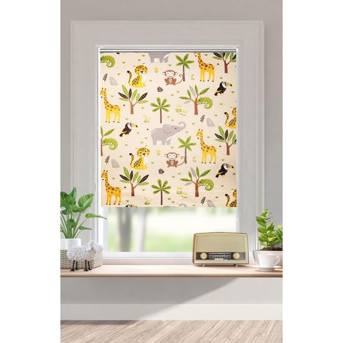 6974372313751 - Rollo LÜTTENHÜTT Jungle Gr 2 beige B50cm H150cm Polyester Rollos Klemmfix Fixmaß Tiere Kinderrollo einseitig bedruckt 6974372313751 - Rollo LÜTTENHÜTT Jungle Gr 2 beige B50cm H150cm Polyester Rollos Klemmfix Fixmaß Tiere Kinderrollo einseitig bedruckt