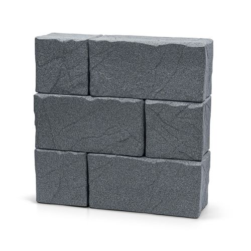 5905197757865 - Regenwassertank Stone Block grau glatt B114cm H116cm T38cm Polyethylen Regentonnen