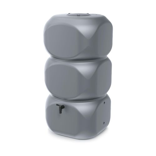 5905197757896 - Regenwassertank PROSPERPLAST Gubo grau glatt B118cm H58cm T58cm Polyethylen Regentonnen 5905197757896 - Regenwassertank PROSPERPLAST Gubo grau glatt B118cm H58cm T58cm Polyethylen Regentonnen
