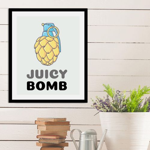 4067437335446 - Bild QUEENCE Juicy Bomb Bilder Gr B H 40 cm x 50 cm Wandbild Hochformat 1 St gelb Kunstdrucke gerahmt 4067437335446 - Bild QUEENCE Juicy Bomb Bilder Gr B H 40 cm x 50 cm Wandbild Hochformat 1 St gelb Kunstdrucke gerahmt