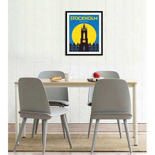 4067437345216 - Bild QUEENCE Stockholm Bilder Gr B H 30 cm x 40 cm Wandbild Stadt Hochformat 1 St gelb Kunstdrucke gerahmt 4067437345216 - Bild QUEENCE Stockholm Bilder Gr B H 30 cm x 40 cm Wandbild Stadt Hochformat 1 St gelb Kunstdrucke gerahmt