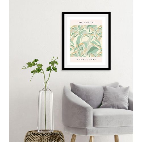 4067437337037 - Bild QUEENCE Botanical Bilder Gr B H 40 cm x 50 cm Wandbild Hochformat 1 St grün (grün beige) Kunstdrucke gerahmt