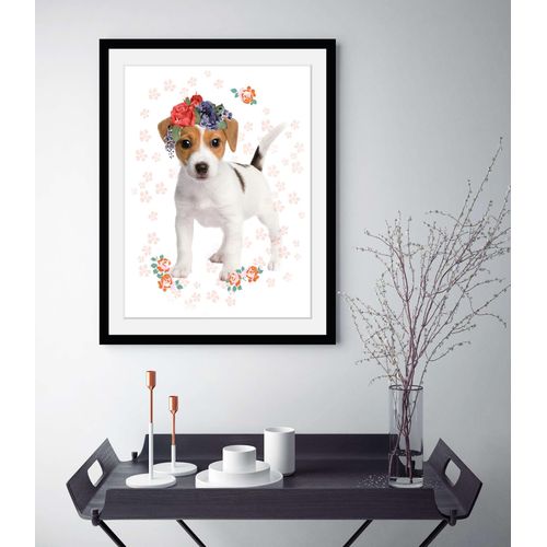 4049009929062 - Bild QUEENCE Blumenhund Bilder Gr B H 40 cm x 50 cm Wandbild Hunde Hochformat 1 St bunt Kunstdrucke Bilder 4049009929062 - Bild QUEENCE Blumenhund Bilder Gr B H 40 cm x 50 cm Wandbild Hunde Hochformat 1 St bunt Kunstdrucke Bilder