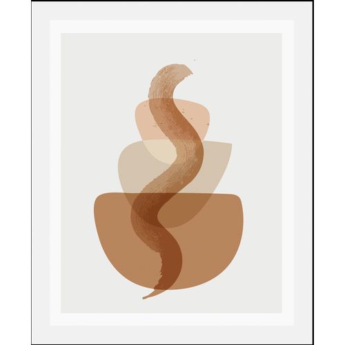 4067437346350 - Bild QUEENCE Stacked Bilder Gr B H 40 cm x 50 cm Wandbild Hochformat 1 St braun Kunstdrucke gerahmt