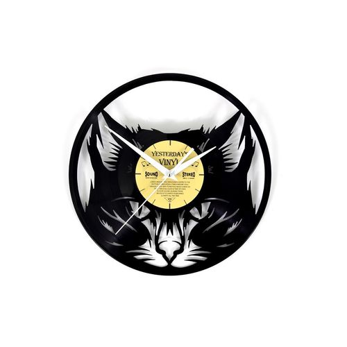 5400837150513 - Wanduhr »Yesterdays Katze Ø 30 cm Gold Schwarz« 5400837150513 - Wanduhr »Yesterdays Katze Ø 30 cm Gold Schwarz«