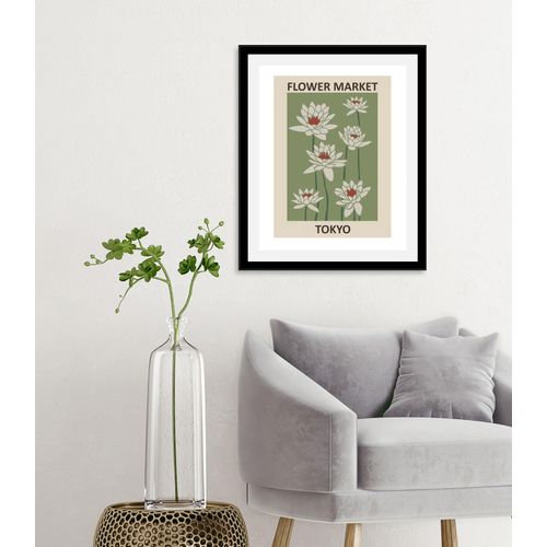 4067437336863 - Bild QUEENCE Tokyo Bilder Gr B H 50 cm x 70 cm Wandbild Blumen Hochformat 1 St grün (grün beige) Kunstdrucke gerahmt 4067437336863 - Bild QUEENCE Tokyo Bilder Gr B H 50 cm x 70 cm Wandbild Blumen Hochformat 1 St grün (grün beige) Kunstdrucke gerahmt