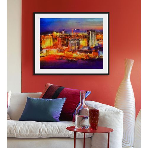 4049009913733 - Bild »Svenja« Städte-Stadt-Amerika-Himmel-Bilder von Amerika-Gebäude-Kunst (1 St) HD Premium Poster-Druck inkl Holzrahmen 4049009913733 - Bild »Svenja« Städte-Stadt-Amerika-Himmel-Bilder von Amerika-Gebäude-Kunst (1 St) HD Premium Poster-Druck inkl Holzrahmen