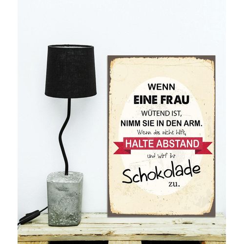 4067437343144 - Metallbild QUEENCE Schokolade Bilder Gr B H 30 cm x 45 cm Metallbild Schriftzüge Hochformat 1 St pink Metallbilder Stahlschilder 4067437343144 - Metallbild QUEENCE Schokolade Bilder Gr B H 30 cm x 45 cm Metallbild Schriftzüge Hochformat 1 St pink Metallbilder Stahlschilder
