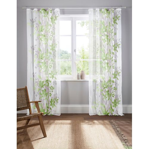 6920192998630 - Gardine HOME AFFAIRE Ina Gardinen Gr 145 cm Kräuselband 144 cm grün Landhaus Gardinen Gardine transparent einseitig bedruckt Voile 6920192998630 - Gardine HOME AFFAIRE Ina Gardinen Gr 145 cm Kräuselband 144 cm grün Landhaus Gardinen Gardine transparent einseitig bedruckt Voile