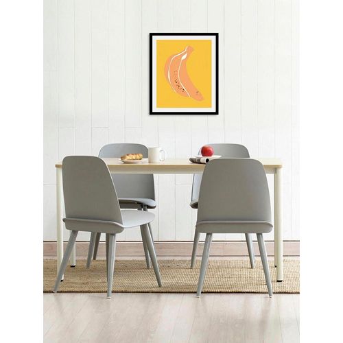 4067437334289 - Bild QUEENCE Banana Dream Bilder Gr B H 50 cm x 70 cm Wandbild Hochformat 1 St gelb Kunstdrucke gerahmt