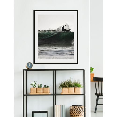 4049009842965 - Bild QUEENCE WAVE Bilder Gr B H 50 cm x 70 cm Wandbild Strand Hochformat 1 St blau Bild Kunstdruck Bilder mit Rahmen 4049009842965 - Bild QUEENCE WAVE Bilder Gr B H 50 cm x 70 cm Wandbild Strand Hochformat 1 St blau Bild Kunstdruck Bilder mit Rahmen